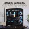 imageCORSAIR 3500X ARGB MidTower ATX PC Case  Panoramic Tempered Glass  Reverse Connection Motherboard Compatible  3X CORSAIR RS120 ARGB Fans Included  BlackBlack