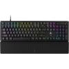 imageCORSAIR K70 CORE RGB Mechanical Wired Gaming Keyboard with Palmrest  PreLubed MLX Red Linear Switches SOCD ABS DoubleShot Keycaps Sound Dampening Media Control Dial QWERTY NA  BlackBlack