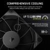 imageCORSAIR RS140 ARGB 140mm PWM Fans  DaisyChain Connection  LowNoise  Magnetic Dome Bearing  Dual Pack  BlackBlack
