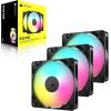 imageCORSAIR RS140 ARGB 140mm PWM Fans  DaisyChain Connection  LowNoise  Magnetic Dome Bearing  Dual Pack  BlackBlack