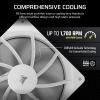 imageCORSAIR RS140 ARGB 140mm PWM Fans  DaisyChain Connection  LowNoise  Magnetic Dome Bearing  Dual Pack  BlackWhite