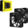 imageCORSAIR RS140 MAX 140mm PWM Thick Fans  High Static Pressure  Liquid Crystal Polymer Construction  Dual Pack  Black2 x 140mm