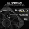 imageCORSAIR RS140 MAX 140mm PWM Thick Fans  High Static Pressure  Liquid Crystal Polymer Construction  Dual Pack  Black2 x 140mm