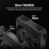 imageCORSAIR RS140 MAX 140mm PWM Thick Fans  High Static Pressure  Liquid Crystal Polymer Construction  Dual Pack  Black2 x 140mm