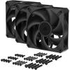 imageCORSAIR RS140 MAX 140mm PWM Thick Fans  High Static Pressure  Liquid Crystal Polymer Construction  Dual Pack  Black3 x 120mm