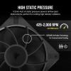 imageCORSAIR RS140 MAX 140mm PWM Thick Fans  High Static Pressure  Liquid Crystal Polymer Construction  Dual Pack  Black3 x 120mm
