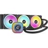 imageCORSAIR iCUE Link H150i LCD Liquid CPU Cooler  360mm AIO  QX120 RGB Fans  21 IPS LCD Screen  Fits Intel LGA 1700 AMD AM5  iCUE Link System Hub Included  BlackBlack
