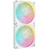 imageCORSAIR iCUE Link LX120 RGB 120mm PWM Fans Triple Pack  Dual Light Loops  Includes iCUE Link System Hub  CORSAIR AirGuide Technology  BlackWhite