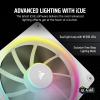 imageCORSAIR iCUE Link LX120 RGB 120mm PWM Fans Triple Pack  Dual Light Loops  Includes iCUE Link System Hub  CORSAIR AirGuide Technology  BlackWhite