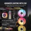 imageCORSAIR iCUE Link LX120R RGB 120mm PWM Reverse Fans  Triple Fan Kit  LowNoise Magnetic Dome Bearing Dual Light Loops CORSAIR QuikTurn Screws Zero RPM Mode  BlackBlack