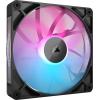 imageCORSAIR iCUE Link RX120 RGB 120mm PWM Fan  Magnetic Dome Bearing  Single Fan  WhiteBlack