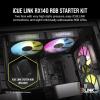 imageCORSAIR iCUE Link RX120 RGB 120mm PWM Fan  Magnetic Dome Bearing  Single Fan  WhiteBlack