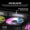 imageCORSAIR iCUE Link RX120 RGB 120mm PWM Fan  Magnetic Dome Bearing  Single Fan  WhiteBlack