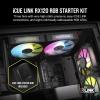 imageCORSAIR iCUE Link RX120 RGB 120mm PWM Fan  Magnetic Dome Bearing  Single Fan  WhiteBlack