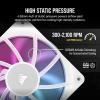imageCORSAIR iCUE Link RX120 RGB 120mm PWM Fan  Magnetic Dome Bearing  Single Fan  WhiteWhite