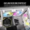 imageCORSAIR iCUE Link RX120 RGB 120mm PWM Fan  Magnetic Dome Bearing  Single Fan  WhiteWhite