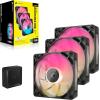 imageCORSAIR iCUE Link RX140 MAX RGB 140mm PWM Thick Fans with iCUE Link System Hub  HighStatic Pressure  Magnetic Dome Bearing  Dual Pack  BlackBlack