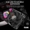 imageCORSAIR iCUE Link RX140 MAX RGB 140mm PWM Thick Fans with iCUE Link System Hub  HighStatic Pressure  Magnetic Dome Bearing  Dual Pack  BlackBlack