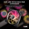 imageCORSAIR iCUE Link RX140 MAX RGB 140mm PWM Thick Fans with iCUE Link System Hub  HighStatic Pressure  Magnetic Dome Bearing  Dual Pack  BlackBlack