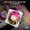 imageCORSAIR iCUE Link RX140 MAX RGB 140mm PWM Thick Fans with iCUE Link System Hub  HighStatic Pressure  Magnetic Dome Bearing  Dual Pack  BlackWhite