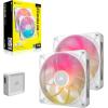 imageCORSAIR iCUE Link RX140 MAX RGB 140mm PWM Thick Fans with iCUE Link System Hub  HighStatic Pressure  Magnetic Dome Bearing  Dual Pack  BlackWhite