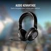 imageCorsair HS35 v2 Multiplatform Wired Gaming Headset  Flexible OmniDirectional Microphone  Universal 35mm Connection  PC Mac PS5 PS4 Xbox Nintendo Switch Mobile  RedCarbon