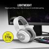 imageCorsair HS55 Wireless Multiplatform Lightweight Gaming Headset with Bluetooth  Dolby 71 Surround Sound  iCUE Compatible  PC PS5 PS4 Nintendo Switch Mobile  WhiteWhite