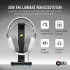 imageCorsair HS80 RGB Wireless Multiplatform Gaming Headset  Dolby Atmos  Lightweight Comfort Design  Broadcast Quality Microphone  iCUE Compatible  PC Mac PS5 PS4  WhiteWhite