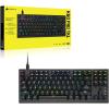 imageCorsair K60 RGB TKL RGB Tenkeyless OpticalMechanical Wired Gaming Keyboard  OPX Switches  Polycarbonate Keycaps  iCUE Compatible  QWERTY NA Layout  Black