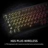imageCorsair K65 Plus Wireless 75 RGB HotSwappable Mechanical Gaming Keyboard  PreLubricated MLX Fusion Tactile Switches  DualLayer Sound Dampening  PBT Keycaps  QWERTY NA  BlackMLX Fusion Tactile Switches