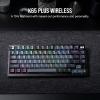 imageCorsair K65 Plus Wireless 75 RGB HotSwappable Mechanical Gaming Keyboard  PreLubricated MLX Fusion Tactile Switches  DualLayer Sound Dampening  PBT Keycaps  QWERTY NA  BlackMLX Red Linear Switches