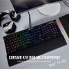 imageCorsair K70 CORE RGB Mechanical Wired Gaming Keyboard  PreLubed MLX Red Linear Switches SOCD ABS DoubleShot Keycaps Sound Dampening Media Control Dial 1000Hz Polling QWERTY NA  BlackCherry Speed Fast