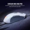 imageCorsair M55 Wireless Lightweight FPS Gaming Mouse  24GHz ampamp Bluetooth  24000 DPI  LongLasting Battery Life  Six Programmable Buttons  Textured Side Grips  BlackWhite