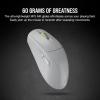 imageCorsair M75 AIR Wireless UltraLight FPS Gaming Mouse  26000 DPI  UltraFast Input  Symmetric Shape  iCUE Compatible  PC Mac  WhiteGray