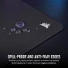 imageCorsair MM500 v2 Hybrid Cloth Gaming Large Mouse Pad  45cm x 40cm  SpillProof Coating  AntiFray Stitched Edges  NonSlip Rubber Base  Black177L x 158W inches