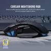 imageCorsair NIGHTSWORD RGB Gaming Mouse for FPS MOBA  18000 DPI  10 Programmable Buttons  Weight System  iCUE Compatible  BlackNightsword  Wired