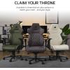 imageCorsair TC500 Luxe Gaming Chair  Premium Breathable Fabric  Wide Seat  FiveWay Adjustable Armrests  Adjustable Builtin Lumbar Support  90160 Degree Recline  ShadowBlack