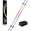 imageCorsair iCUE Link LS430 Aurora RGB Light Strips 430mm Kit  2X Magnetic Diffused Individually Addressable RGB LED Strips  iCUE Link Adapter and ARGB to iCUE 3Pin Adapter Cable Included430mm