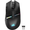 imageCorsair Dark Core RGB Pro Wireless FPSMOBA Gaming Optical Mouse with Slipstream Technology Black Backlit RGB LED 18000 DPI OpticalCH9315411NADARKSTAR RGB