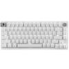 imageCorsair K65 Plus Wireless 75 RGB HotSwappable Mechanical Gaming Keyboard for Mac and iPad  PreLubricated MLX Red v2 Linear Switches Sound Dampening  QWERTY NA Layout  Frost White