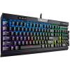 imageCorsair K70 CORE RGB Mechanical Wired Gaming Keyboard  PreLubed MLX Red Linear Switches SOCD ABS DoubleShot Keycaps Sound Dampening Media Control Dial 1000Hz Polling QWERTY NA  BlackCherry Speed Fast