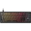 imageCorsair K70 CORE TKL RGB Tenkeyless Mechanical Wired Gaming Keyboard  PreLubed MLX Red v2 Linear Switches SOCD ABS DoubleShot Keycaps Sound Dampening 1000Hz Polling QWERTY NA  BlackWired