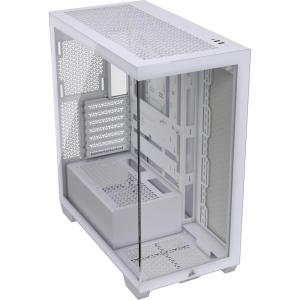 imageCORSAIR 3500X ARGB MidTower ATX PC Case  Panoramic Tempered Glass  Reverse Connection Motherboard Compatible  3X CORSAIR RS120 ARGB Fans Included  BlackWhite