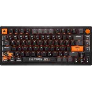 imageCORSAIR K65 PLUS WIRELESS Call of Duty Black Ops 6 Edition 75 RGB HotSwappable Mechanical Gaming Keyboard  MLX Red v2 Switches PBT Keycaps PC Xbox Series XS Xbox One PS5PS4 Mac QWERTY NA