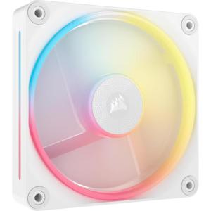 imageCORSAIR iCUE Link LX120R RGB 120mm PWM Reverse Fans  Triple Fan Kit  LowNoise Magnetic Dome Bearing Dual Light Loops CORSAIR QuikTurn Screws Zero RPM Mode  BlackWhite