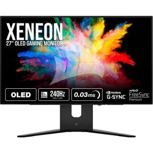 imageCorsair 45Inch 240Hz OLED Gaming Monitor  3440x1440 003ms Response GSYNCFreeSync CompatibleQHD  240Hz