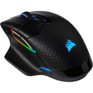 imageCorsair Dark Core RGB Pro SE Wireless FPSMOBA Gaming Mouse with Slipstream Technology Black Backlit RGB LED 18000 DPI Optical Qi Wireless Charging Certified