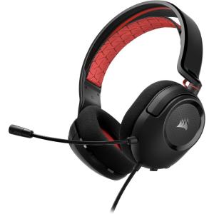imageCorsair HS35 v2 Multiplatform Wired Gaming Headset  Flexible OmniDirectional Microphone  Universal 35mm Connection  PC Mac PS5 PS4 Xbox Nintendo Switch Mobile  RedRed