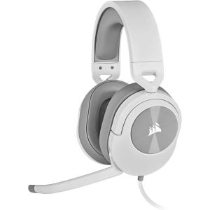 imageCorsair HS55 Surround v2 Multiplatform Gaming Headset  Dolby Atmos  Lightweight  MemoryFoam Leatherette  OmniDirectional Microphone  PC Mac PS5PS4 Xbox Series XS Switch Mobile  White