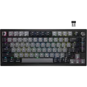 imageCorsair K65 Plus Wireless 75 RGB HotSwappable Mechanical Gaming Keyboard  PreLubricated MLX Fusion Tactile Switches  DualLayer Sound Dampening  PBT Keycaps  QWERTY NA  BlackMLX Red Linear Switches